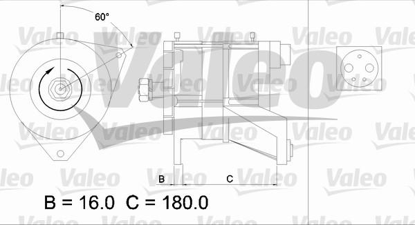 Valeo 436582 - Alternator furqanavto.az