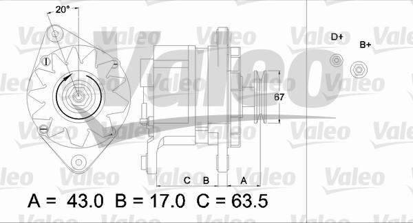 Valeo 436587 - Alternator furqanavto.az