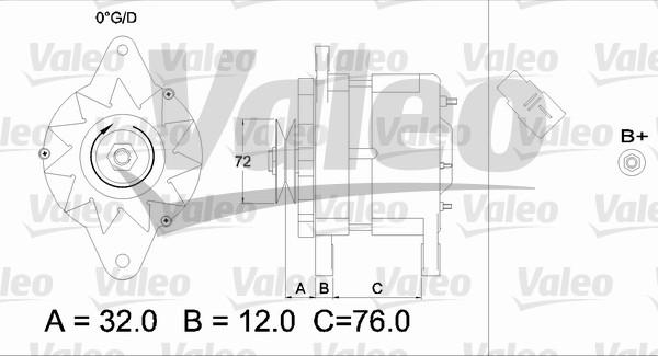 Valeo 436535 - Alternator furqanavto.az