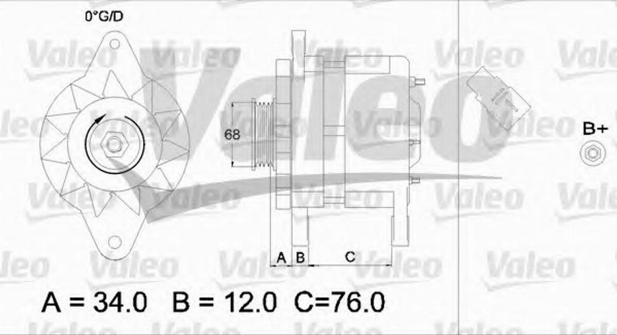 Valeo 436533 - Alternator furqanavto.az