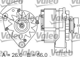 Valeo 436576 - Alternator furqanavto.az