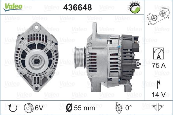 Valeo 436648 - Alternator furqanavto.az