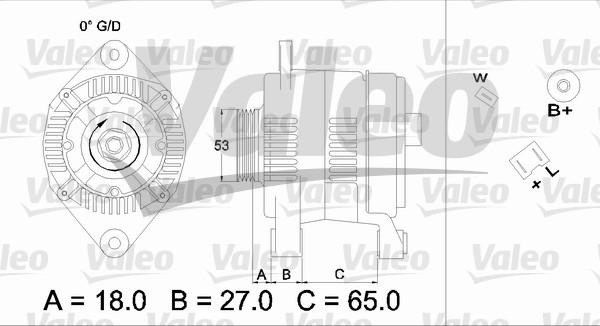 Valeo 436647 - Alternator furqanavto.az