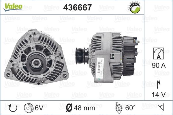 Valeo 436667 - Alternator furqanavto.az