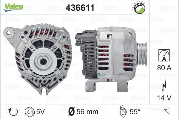 Valeo 436611 - Alternator furqanavto.az