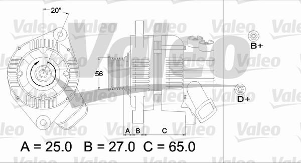 Valeo 436612 - Alternator furqanavto.az