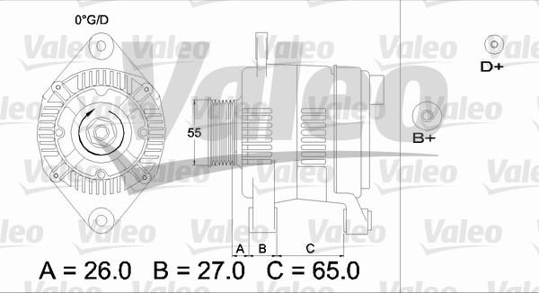 Valeo 436635 - Alternator furqanavto.az