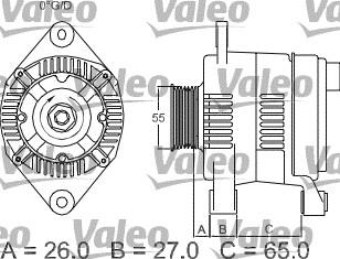 Valeo 436636 - Alternator furqanavto.az