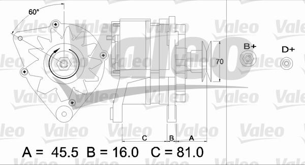 Valeo 436631 - Alternator furqanavto.az