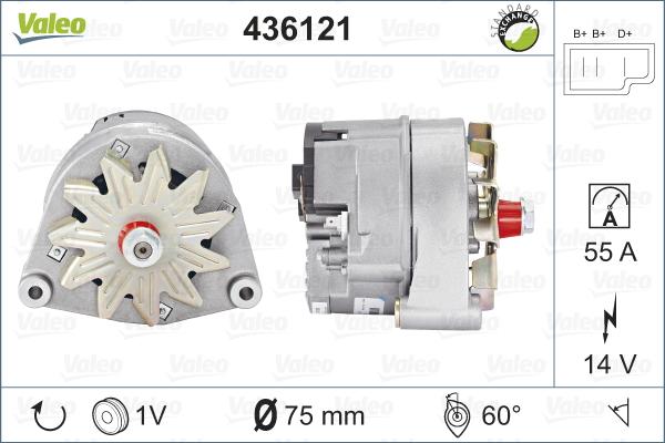 Valeo 436121 - Alternator furqanavto.az