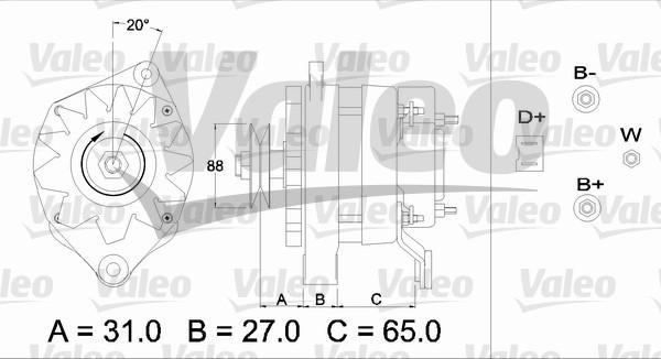 Valeo 436360 - Alternator furqanavto.az