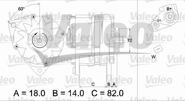 Valeo 436303 - Alternator furqanavto.az