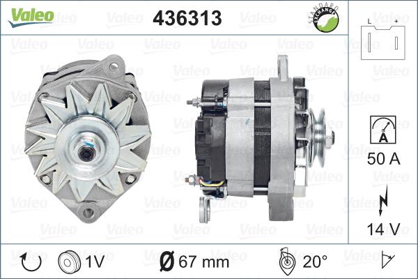 Valeo 436313 - Alternator furqanavto.az