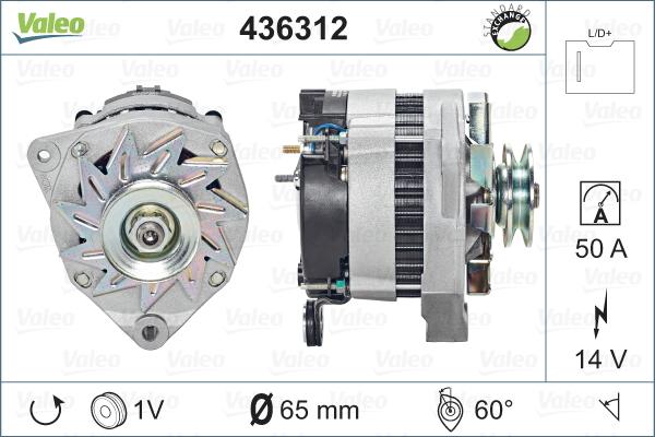 Valeo 436312 - Alternator furqanavto.az