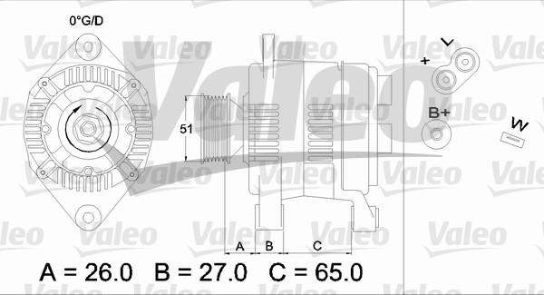 Valeo 436383 - Alternator furqanavto.az