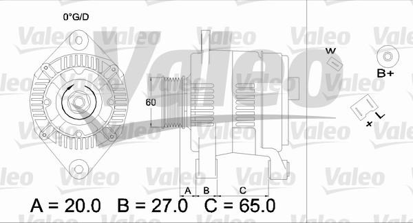 Valeo 436382 - Alternator furqanavto.az