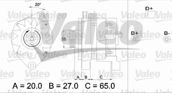 Valeo 436322 - Alternator furqanavto.az