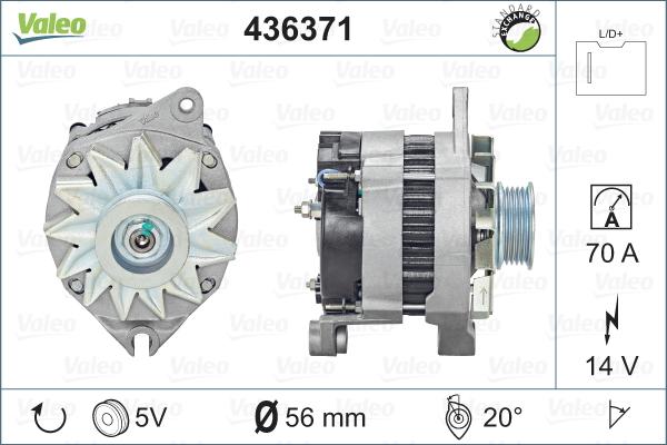 Valeo 436371 - Alternator furqanavto.az