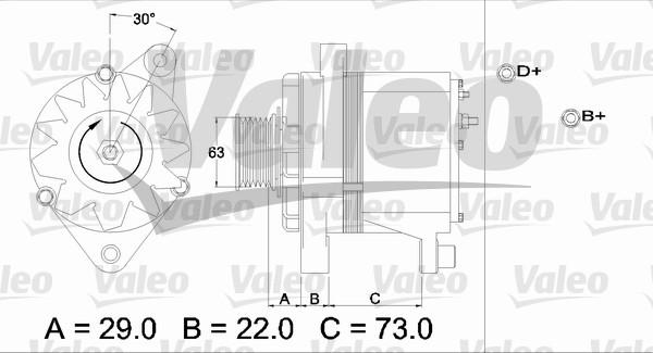 Valeo 436244 - Alternator furqanavto.az