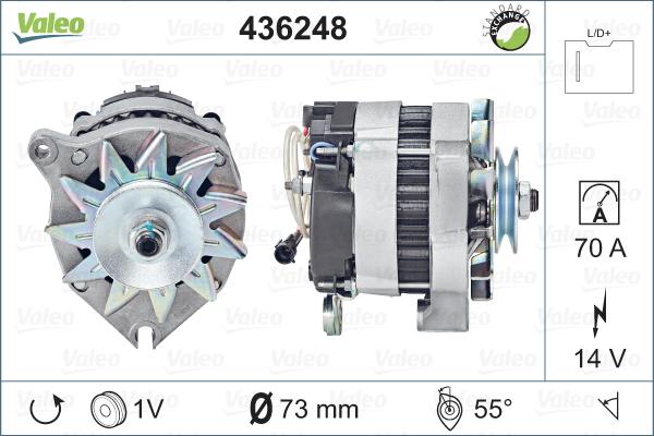 Valeo 436248 - Alternator furqanavto.az