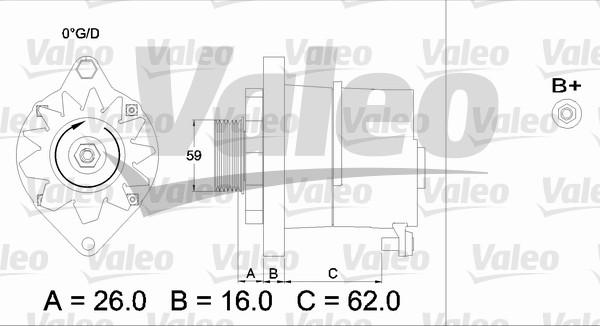 Valeo 436243 - Alternator furqanavto.az