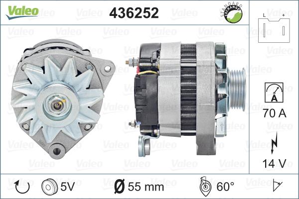 Valeo 436252 - Alternator furqanavto.az