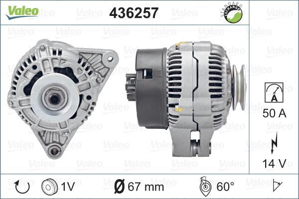 Valeo 436257 - Alternator furqanavto.az