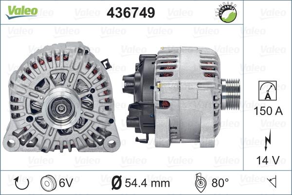 Valeo 436749 - Alternator furqanavto.az