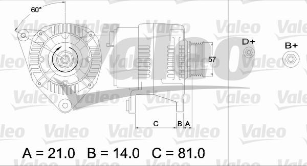 Valeo 436744 - Alternator furqanavto.az