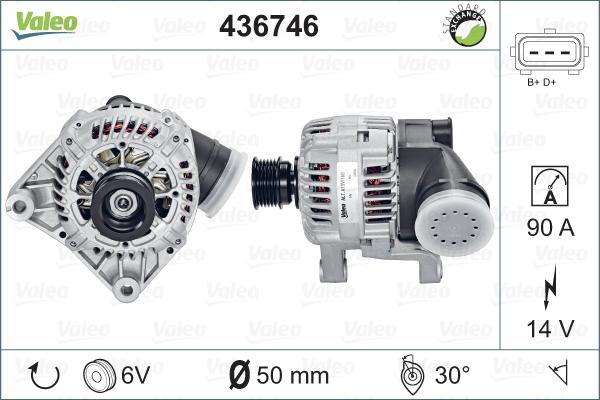 Valeo 436746 - Alternator furqanavto.az