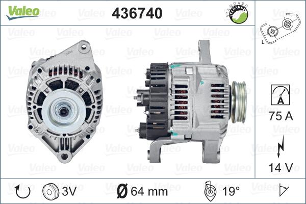 Valeo 436740 - Alternator furqanavto.az