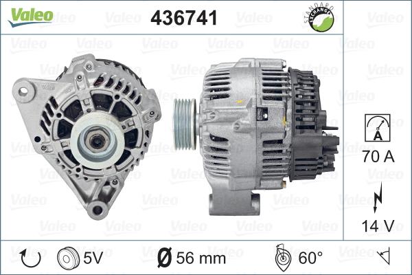 Valeo 436741 - Alternator furqanavto.az