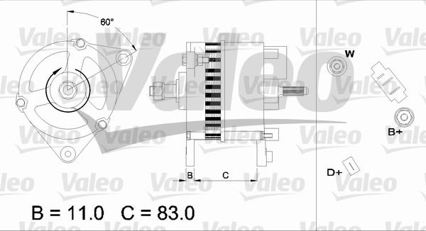 Valeo 436754 - Alternator furqanavto.az