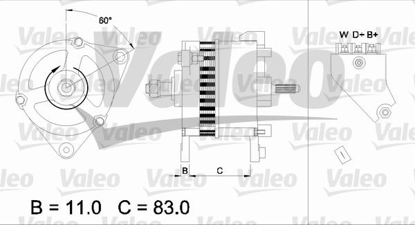 Valeo 436755 - Alternator furqanavto.az