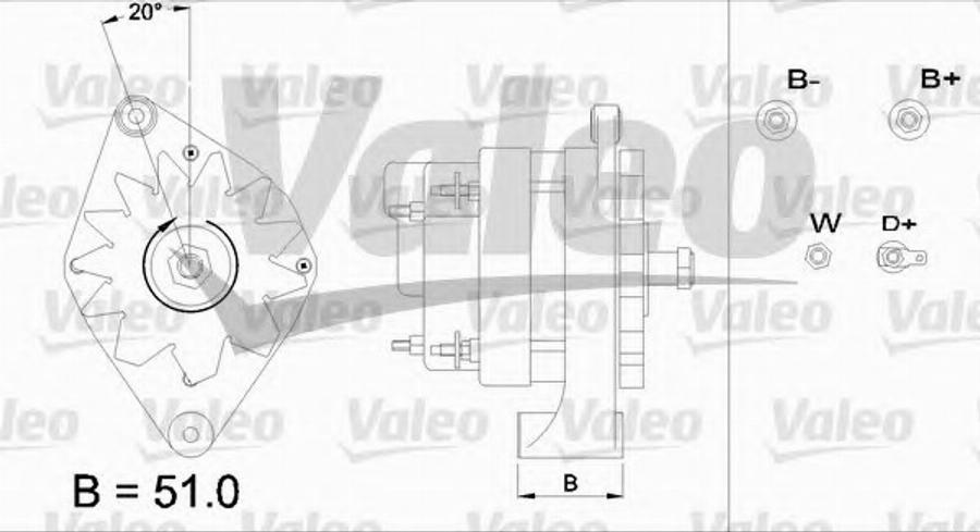 Valeo 436703 - Alternator furqanavto.az