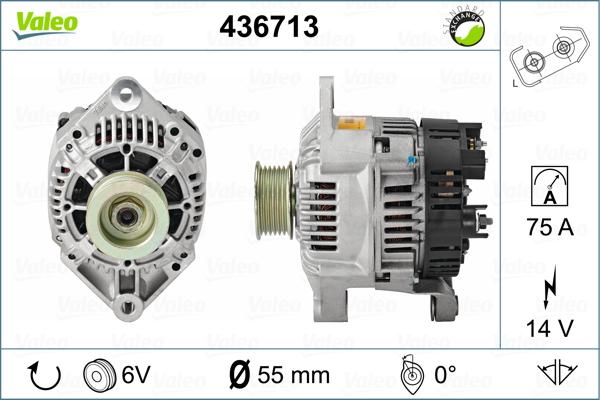 Valeo 436713 - Alternator furqanavto.az