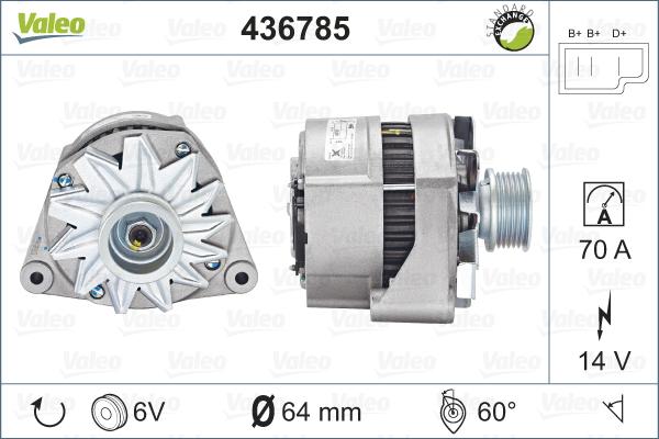 Valeo 436785 - Alternator furqanavto.az