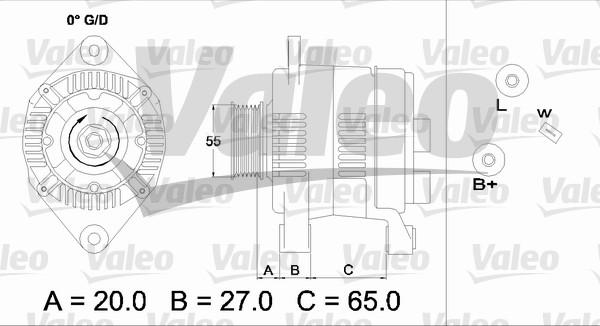 Valeo 436733 - Alternator furqanavto.az