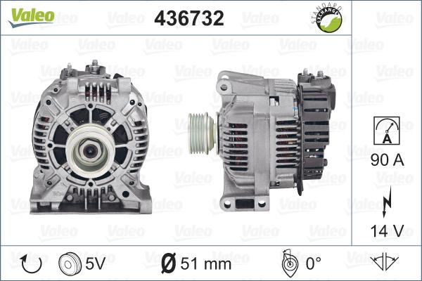 Valeo 436732 - Alternator furqanavto.az