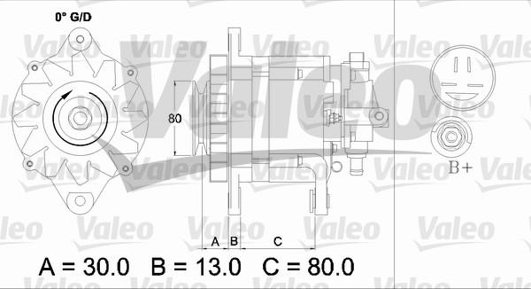 Valeo 436725 - Alternator furqanavto.az