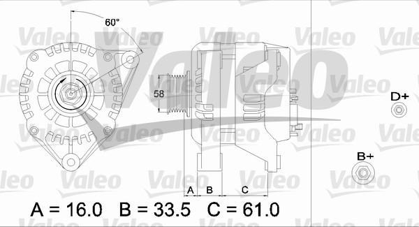 Valeo 436720 - Alternator furqanavto.az