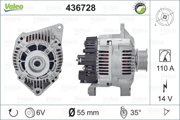 Valeo 436728 - Alternator furqanavto.az