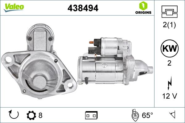 Valeo 438494 - Başlanğıc furqanavto.az