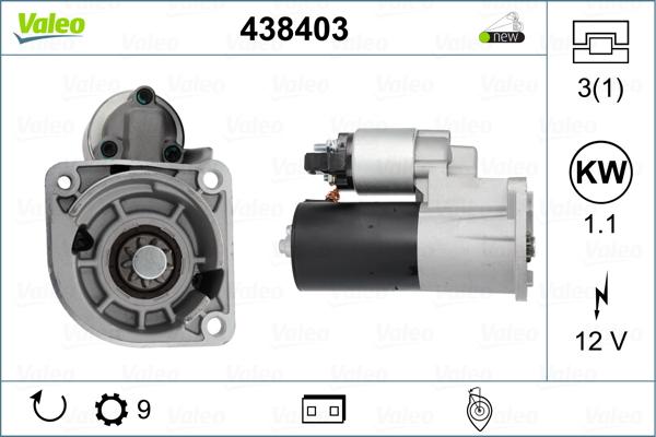 Valeo 438403 - Başlanğıc furqanavto.az