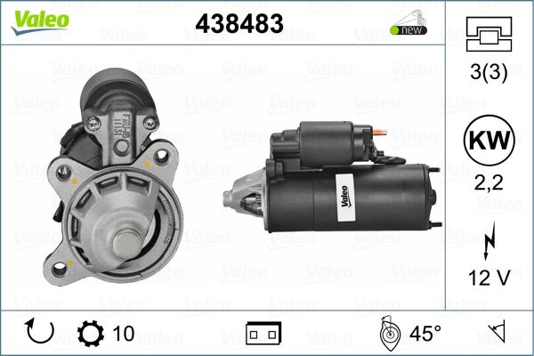 Valeo 438483 - Başlanğıc furqanavto.az