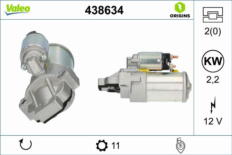 Valeo 438634 - Başlanğıc furqanavto.az