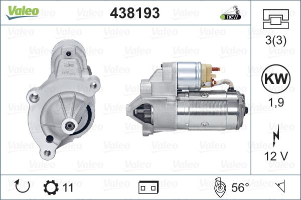 Valeo 438193 - Başlanğıc furqanavto.az