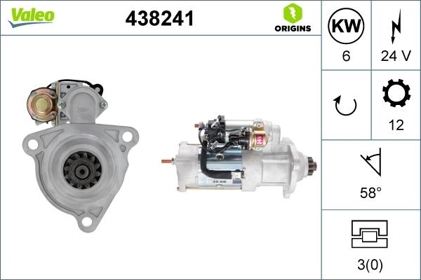 Valeo 438241 - Başlanğıc furqanavto.az