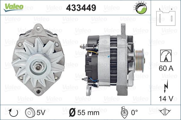 Valeo 433449 - Alternator furqanavto.az