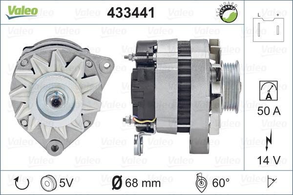 Valeo 433441 - Alternator furqanavto.az